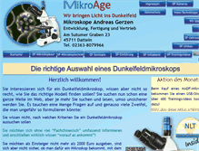 Tablet Screenshot of dunkelfeld-mikroskope.de